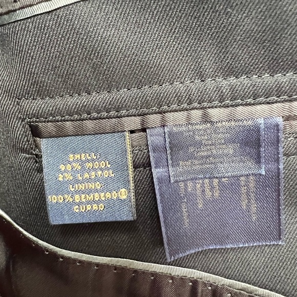 Brooks  Brothers black suit jacket blazer size M - Picture 4 of 10